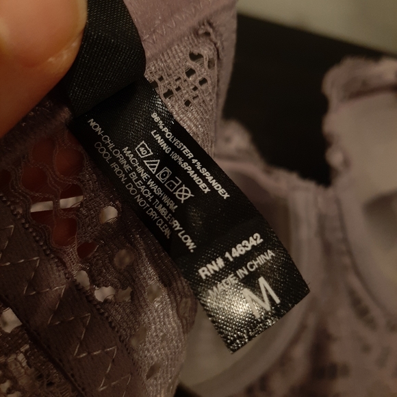 🆕️ FIFTH AVE Luxe Lingerie Lace Crushed Velvet Bustier Bra Underwire Push Up - Picture 12 of 12